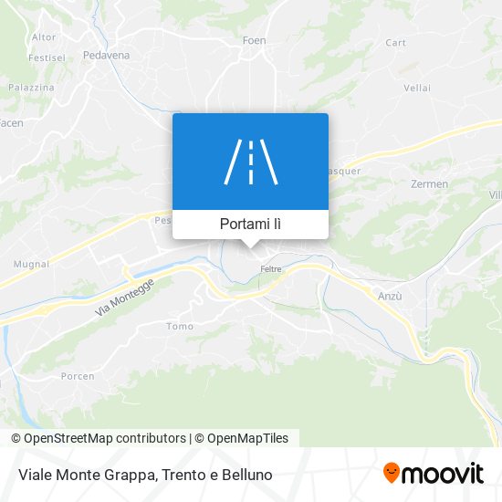 Mappa Viale Monte Grappa