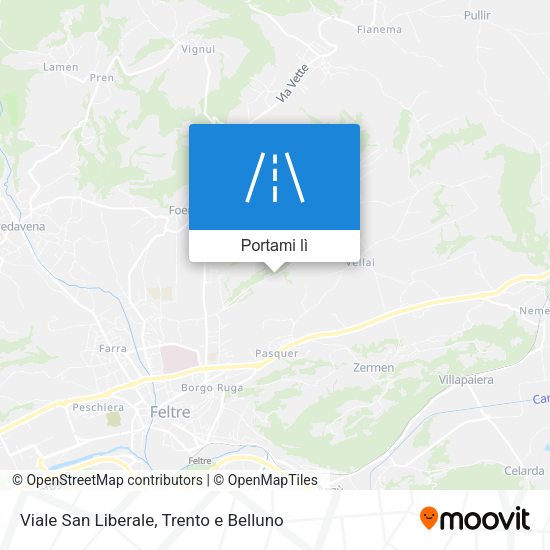 Mappa Viale San Liberale