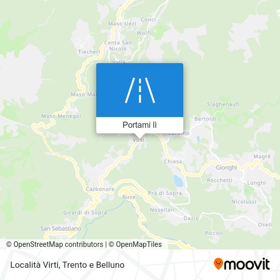 Mappa Località Virti