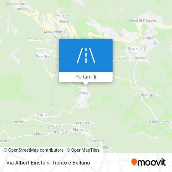 Mappa Via Albert Einstein