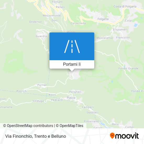 Mappa Via Finonchio