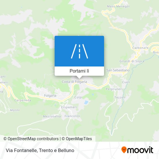 Mappa Via Fontanelle