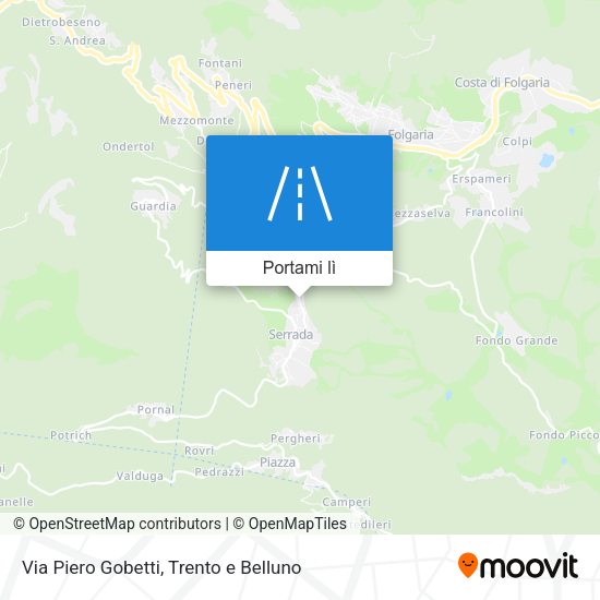 Mappa Via Piero Gobetti