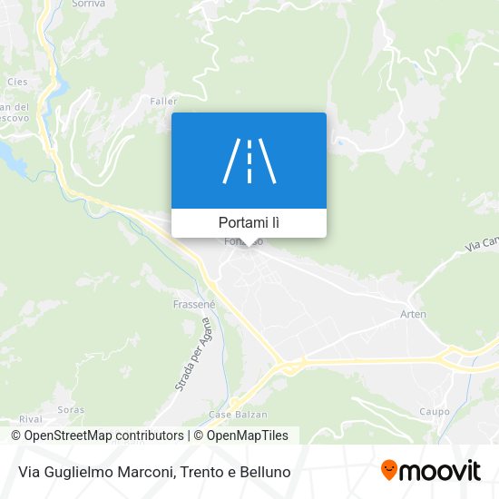Mappa Via Guglielmo Marconi
