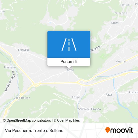 Mappa Via Pescheria