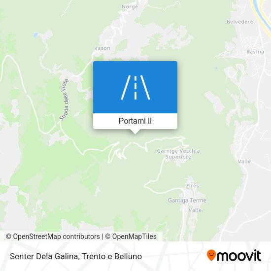 Mappa Senter Dela Galina