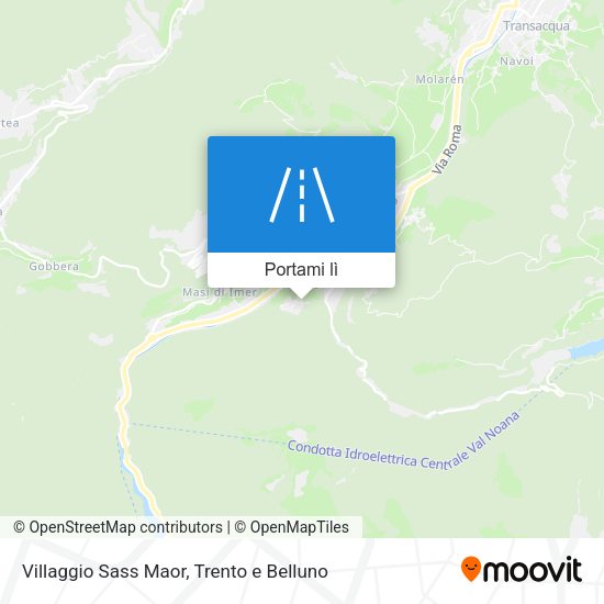 Mappa Villaggio Sass Maor