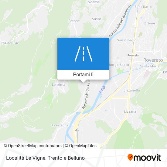 Mappa Località Le Vigne