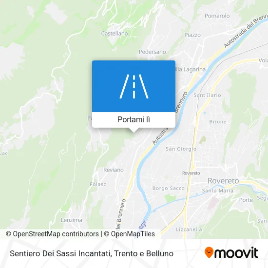 Mappa Sentiero Dei Sassi Incantati