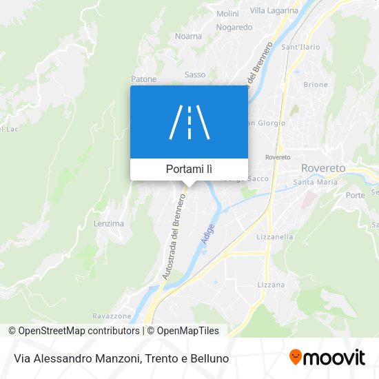Mappa Via Alessandro Manzoni