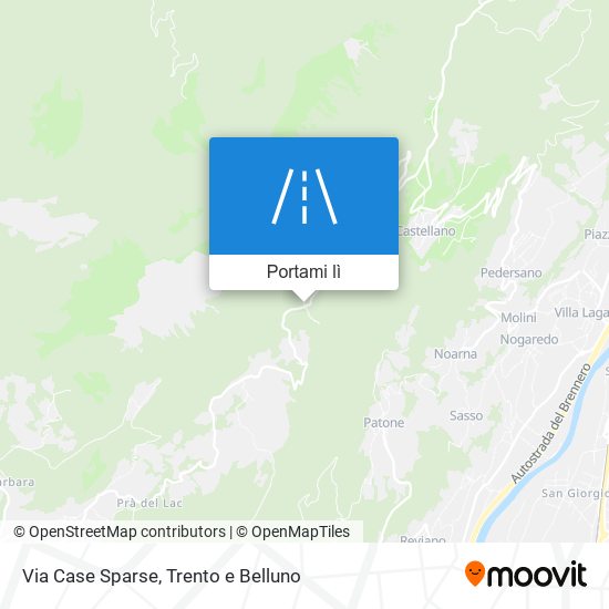 Mappa Via Case Sparse