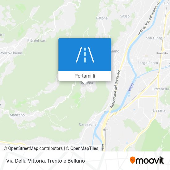 Mappa Via Della Vittoria