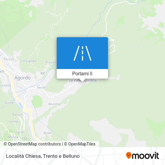 Mappa Località Chiesa