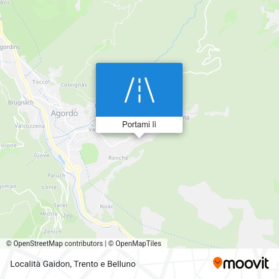 Mappa Località Gaidon
