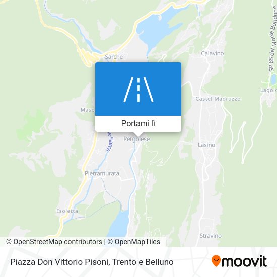 Mappa Piazza Don Vittorio Pisoni