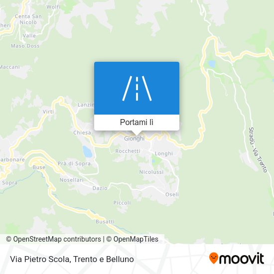 Mappa Via Pietro Scola