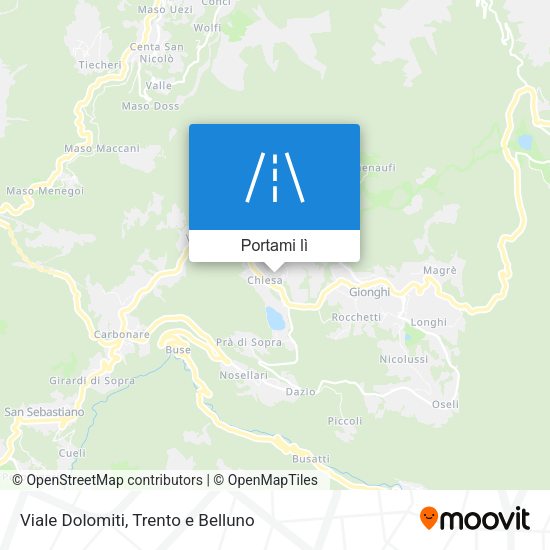 Mappa Viale Dolomiti
