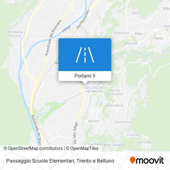 Mappa Passaggio Scuole Elementari
