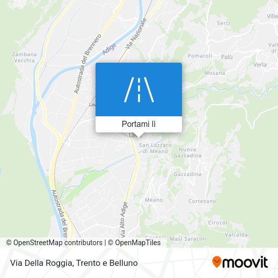 Mappa Via Della Roggia