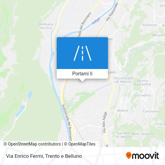 Mappa Via Enrico Fermi