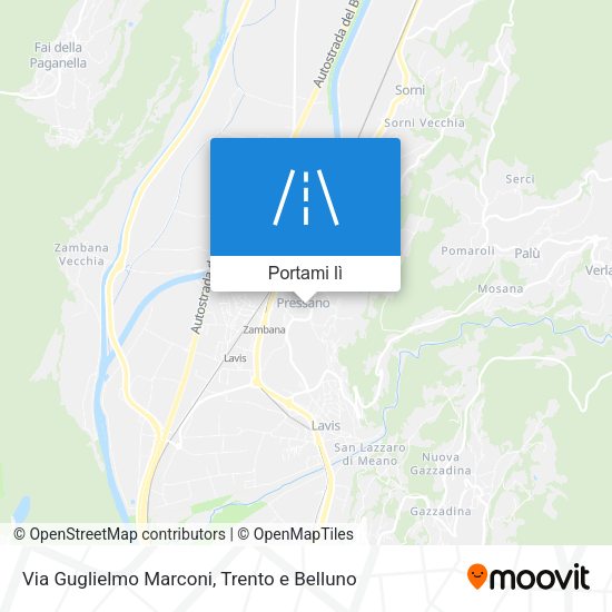 Mappa Via Guglielmo Marconi