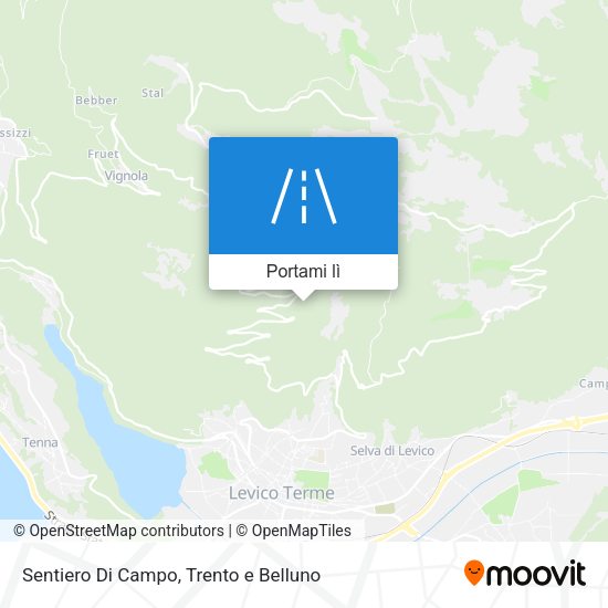 Mappa Sentiero Di Campo
