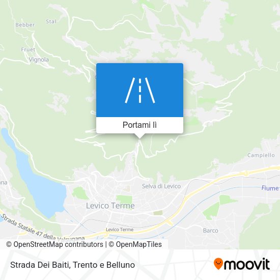 Mappa Strada Dei Baiti