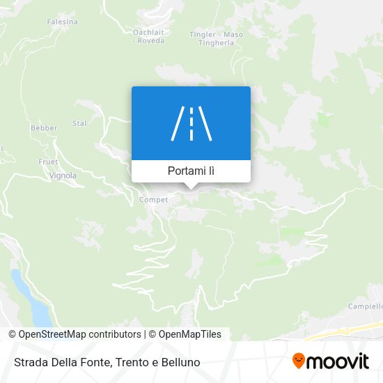 Mappa Strada Della Fonte