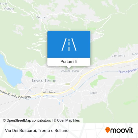 Mappa Via Dei Boscaroi