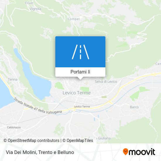 Mappa Via Dei Molini