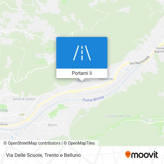 Mappa Via Delle Scuole