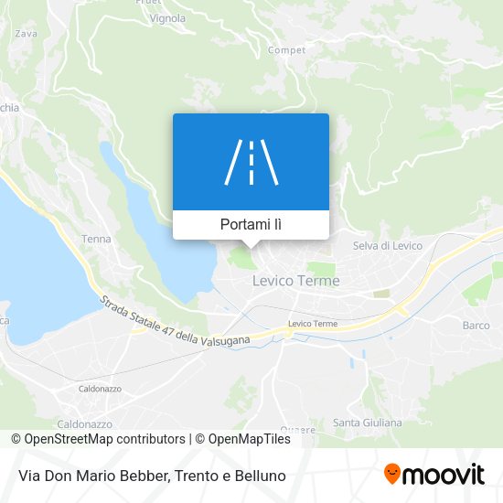 Mappa Via Don Mario Bebber