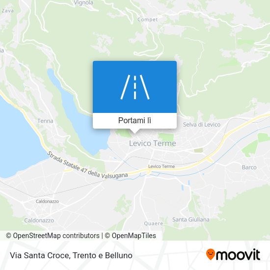 Mappa Via Santa Croce