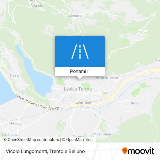 Mappa Vicolo Lungomonti