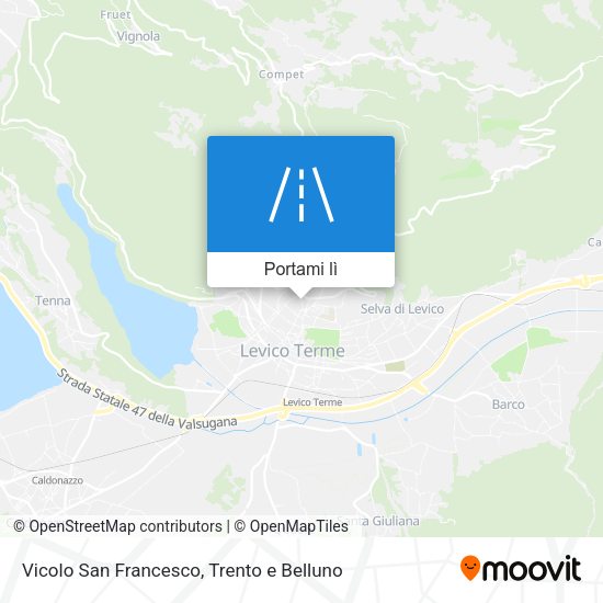 Mappa Vicolo San Francesco