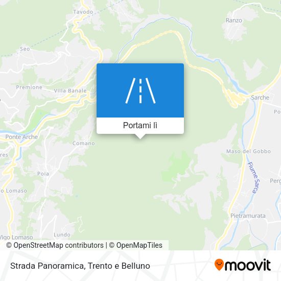 Mappa Strada Panoramica