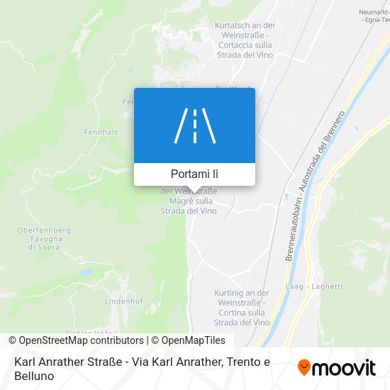 Mappa Karl Anrather Straße - Via Karl Anrather