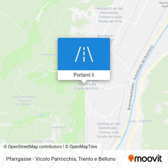Mappa Pfarrgasse - Vicolo Parrocchia