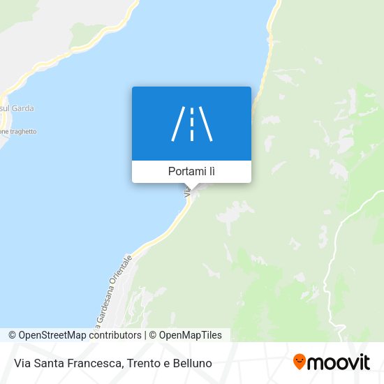 Mappa Via Santa Francesca
