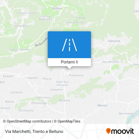 Mappa Via Marchetti