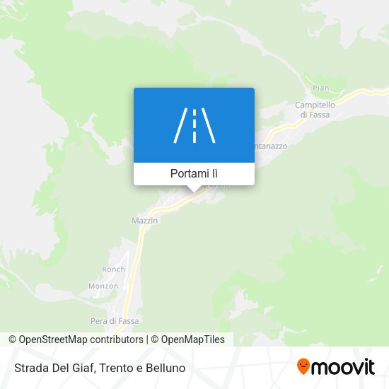 Mappa Strada Del Giaf