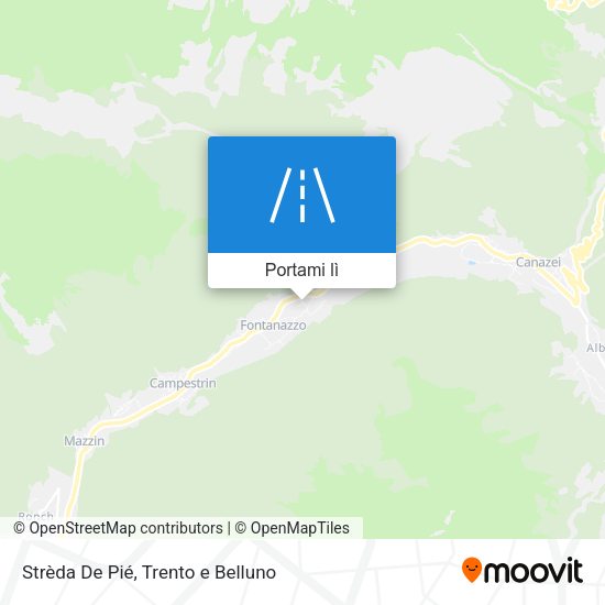 Mappa Strèda De Pié
