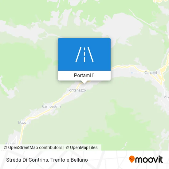 Mappa Strèda Di Contrins
