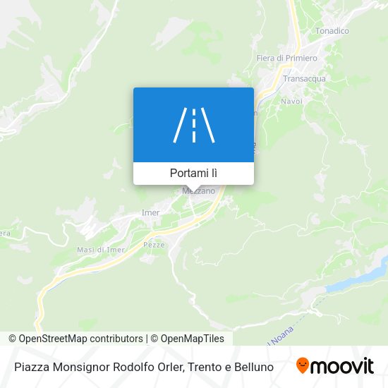 Mappa Piazza Monsignor Rodolfo Orler