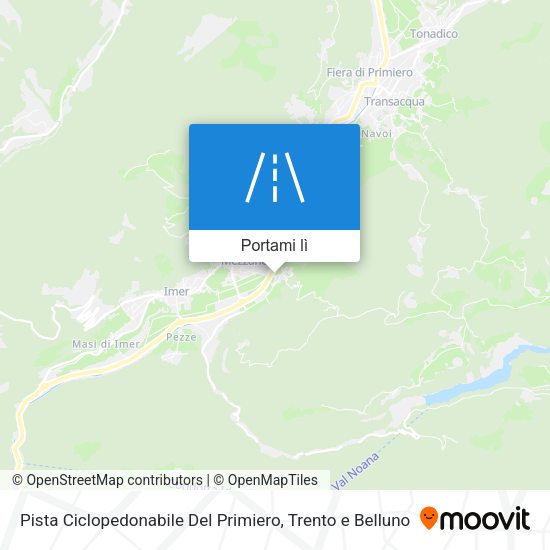 Mappa Pista Ciclopedonabile Del Primiero