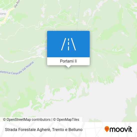 Mappa Strada Forestale Agherè