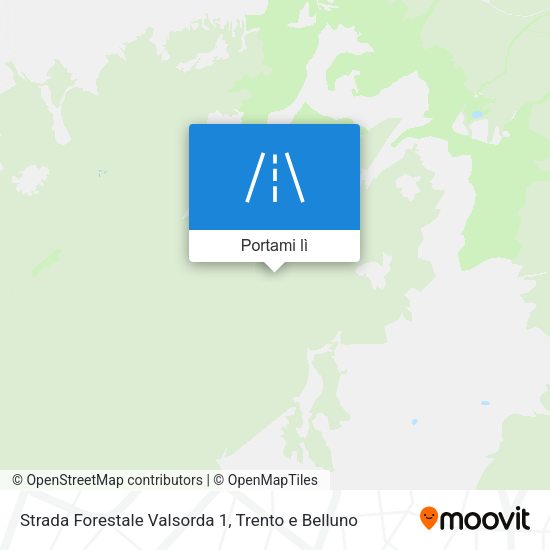 Mappa Strada Forestale Valsorda 1