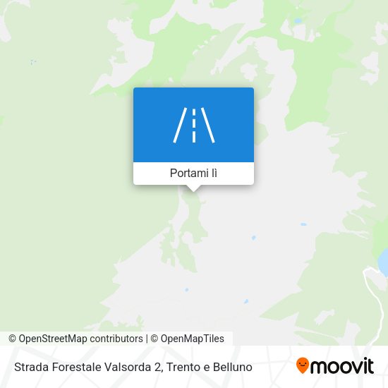 Mappa Strada Forestale Valsorda 2