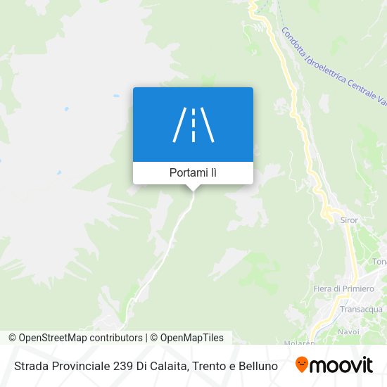 Mappa Strada Provinciale 239 Di Calaita