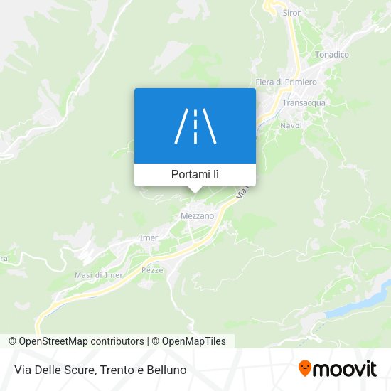 Mappa Via Delle Scure